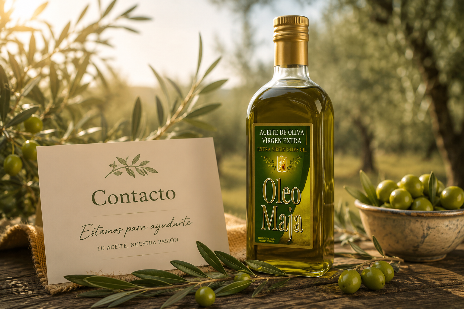 Contacta con Oleomaja aceite de oliva virgen extra en Andújar